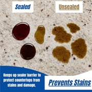 Black Diamond Stoneworks Granite Plus 2-in-1 Cleaner & Sealer, pH Neutral, Streak-Free Stone Cleaner for Granite, Marble, Quartz, Travertine & Limestone Countertops, Ready to Use, 32 Fl Oz