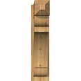 thumbnail image 2 of Ekena Millwork 8"W x 26"D x 34"H Olympic Rough Sawn Craftsman Outlooker, Western Red Cedar, 2 of 4