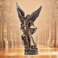 thumbnail image 2 of 13inch Archangel St. Michael Statue,Michael Archangel of Heaven Defeating Lucifer in Premium Cold,Collectible Resin Angel Figurine, 2 of 7