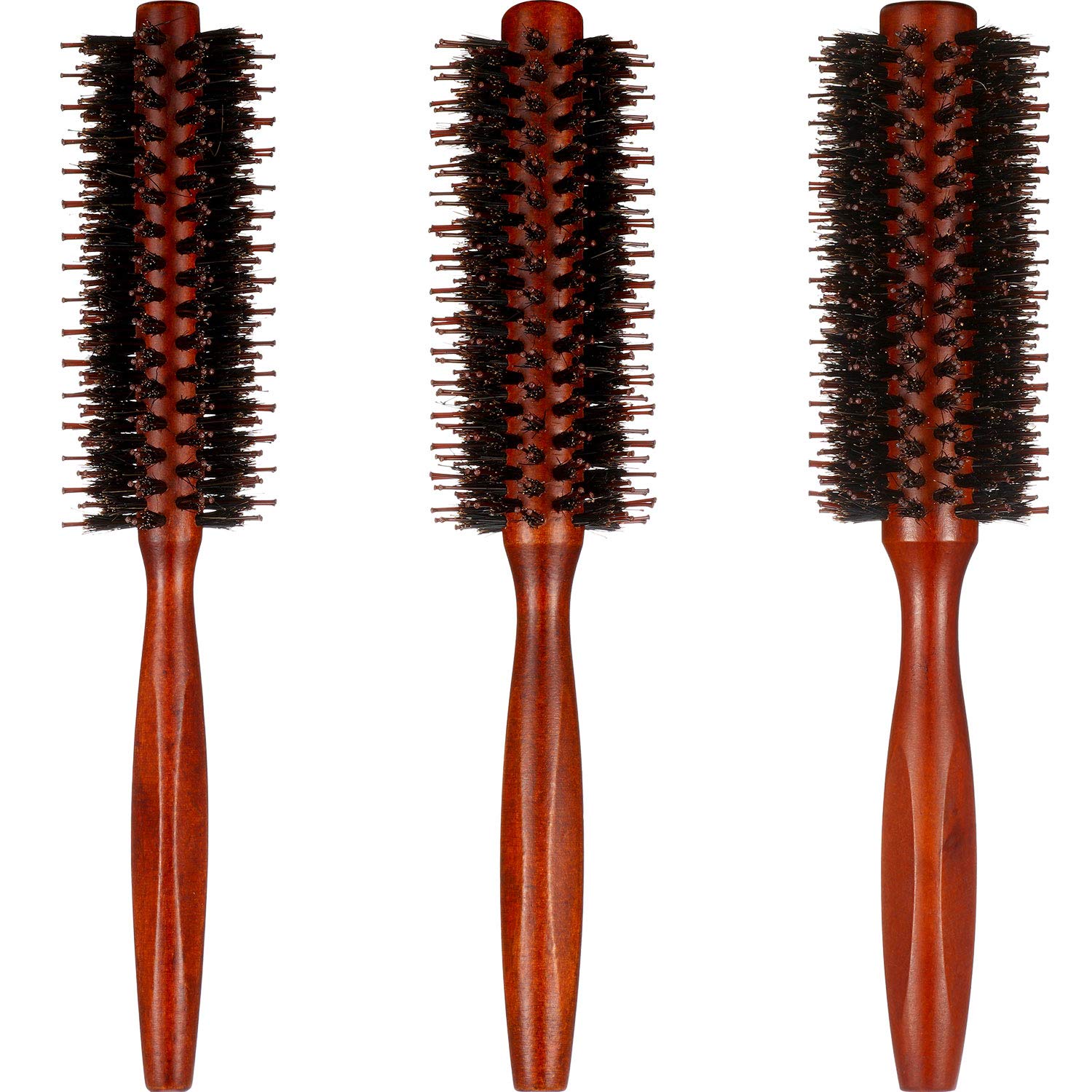 Ibiza Hair B3 Boar Bristle Round Brush – 55mm Styling Brush For Volume & Shine