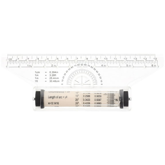 ZHAOYIQ Multifunctional Rolling Ruler for Measuring and Drafting