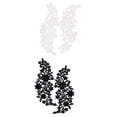 thumbnail image 2 of Adorno de Cuello de Poliéster Sonducket Bordado de Flores Blanco, 2 of 6