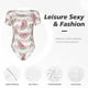 thumbnail image 4 of Balery Watermelon Body de cuello redondo de manga corta para mujer Tops de manga corta Tops básicos-Large, 4 of 7