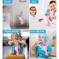 thumbnail image 3 of DolliBu Seahorse Doctor Plush Toy - Super Soft Sea Horse Doctor Stuffed Animal Dress Up with Cute Scrub Cap and Face Mask Outfit - Fluffy Doctor Toy Plush Gift - 15 Inches, 3 of 7