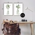 thumbnail image 3 of Eucalyptus Herbal Bouquet Arrangement Botanical & Floral Graphic Art White Framed Art Print Wall Art, Set of 2, 3 of 8