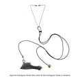 thumbnail image 1 of ziyahi ABS Metal Pet Hanging Toy Colorful Replacement Adjustable Relaxing Plush Metal Colorful Home Small Animal Plush Plaything Birthday Gift Type 1, 1 of 7