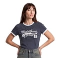 thumbnail image 4 of MUDD Acid Wash Ringer Graphic T-Shirt for Women, Sizes S-XL, 4 of 5