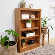 Concepts in Wood Book Shelf - Wood Bookcase Furniture 30 x 48 - Oak