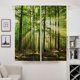 thumbnail image 4 of Cortina De Ventana De Bolsillo Con Barra De Apagón Con Aislamiento Térmico Para Sala De Estar, 55x39 Pulgadas, 2 Paneles / Juego, Impresión De Fotos E Bosque del sol Sunnimix Cortina de poliéster, 4 of 8