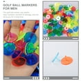 thumbnail image 6 of Golfball Marking Tool Position Outdoor Supply Transparent Golfs Markers Baseball Plastic Miss 150 Pcs, 6 of 6