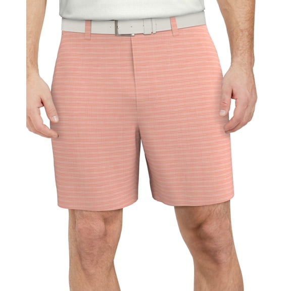 PGA Tour Mens Orchid Pink Striped Golf Shorts 42