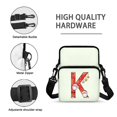thumbnail image 7 of POLERO Christmas Polyester Satchel Messenger Pouch, Lightweight Double Deck over Shoulder Wallet for Travel and Daily Use, 7 of 7