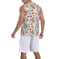 thumbnail image 2 of Naloa Groovy Retro Santa Basketball Jersey Reversible Men's Mesh Athletic Sports Shirts Training Practice S-4XL3X-Large, 2 of 6