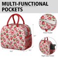 thumbnail image 6 of Obrewu Strawberry Plants Fruit Lunch Bag for Adult, Insulated, Leakproof, Oxford Cloth, 6 of 7