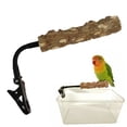 thumbnail image 4 of SeekLGT Bird Stand Adjustable and Portable Parrot Play Stand with Movable Training Set for Cockatiels Conures Lovebirds and Small Medium Parrots Black 1 Count, 4 of 9