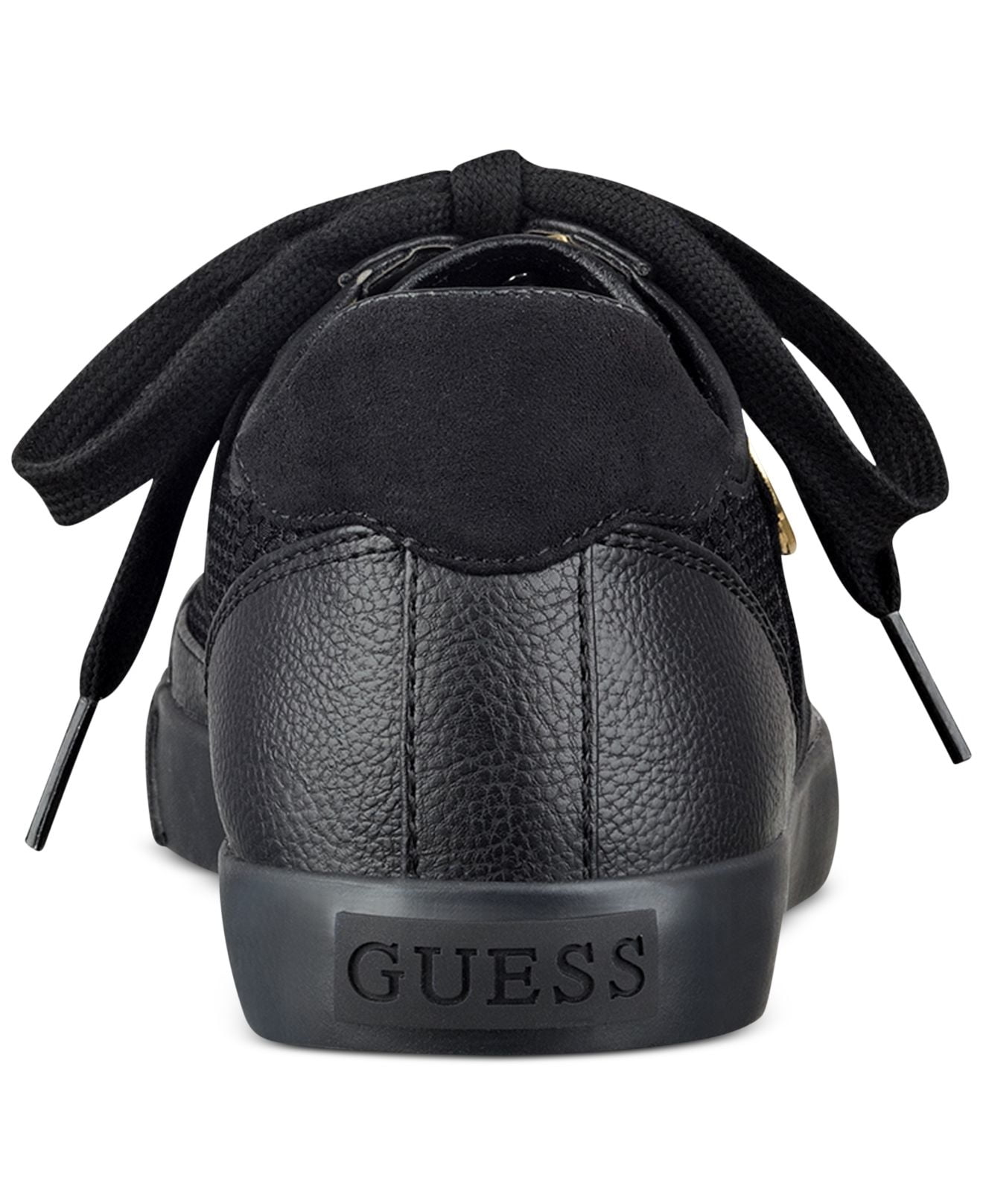 women's black guess sneakers