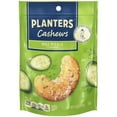 thumbnail image 2 of (6 pack) PLANTERS  Whole Cashews Dill Pickle Flavored, Party Snacks, Plant Based Protein 5 oz Plastic Bag, 2 of 9