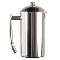 Frieling Double-Walled Stainless-Steel French Press Coffee Maker, Polished, 23 Ounces