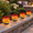 Red-4 globes, variant on Warm White 4 Globes Solar Globe Outdoor Landscape Walkway Lights