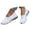 White, variant on Women Casual Shoes Mesh Sneakers Walking Shoes Summer Footwear Round Toe Slip On Breathable Style For All Daily Occasions ,Us Size:5.5