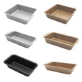 thumbnail image 3 of Loaf Pan Non-stick Carbon Steel Mold Baking Toast Tray Kitchen Toast Tray Kitchen Bakery Seamless Baking Mold, 5 Inch, Silver, Rectangular, 3 of 7