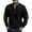 Black, variant on IYTR Mens Corduroy Pullover Quarter Zip Long Sleeve Tops Casual Patchwork Athletic Loose Sweatshirts (Army Green,S)
