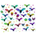 thumbnail image 3 of Different Bats Skull Pumpkin Sticker,DIY Halloween Glow in The Dark Bats Skull Star Wall Decals,Self-Adhesive Luminous Bat Pumpkins Stickers Decoration for Party Favors Windows Cling, 3 of 6