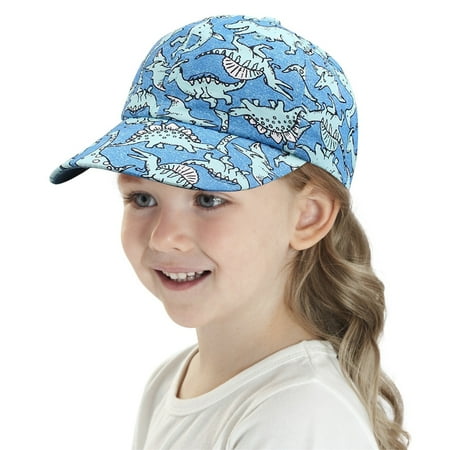 

Dyfzdhu Dinosaur Kids Baseball Hat Caps Toddler Sun Hat Waterproof Quick Dry Boys Girls Cap Adjustable Size