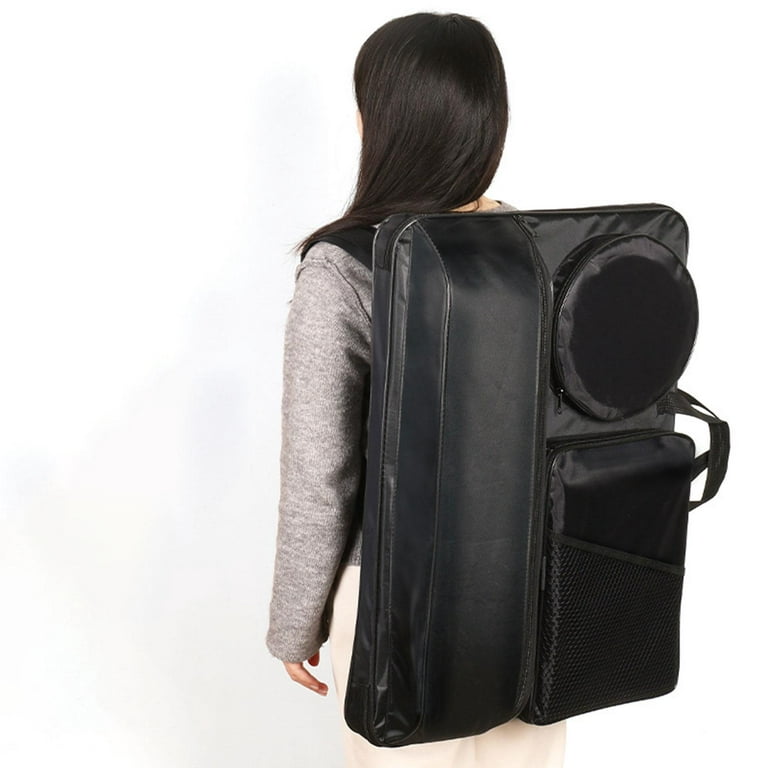 14.2 x 19.3 Art Portfolio Bag Backpack, Drawing Organizer, Black