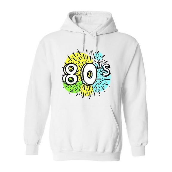 80's! Hoodie Men -Image by Shutterstock, Male Small