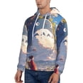 thumbnail image 4 of Totoro Trendy Cartoon Men'S Fleece Hooded Hoodie, hoodies for women men with pockets,Fall Fashion 2025 Pullover Sweaters Winter Clothes, 4 of 9