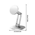 thumbnail image 4 of HBBKVI Phone Holder 3 - Foldable Metal Magnetic Mobile Phone Stand for Desk - Rotatable Multifunctional Stand for Live Streaming TV - Watching Phones Tablets, 4 of 6