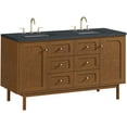 thumbnail image 3 of James Martin Vanities 545-V60D-LNO-3CSP Laurent 60" Double Basin Poplar Wood Vanity Set -, 3 of 7