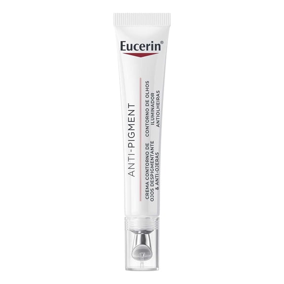 Eucerin Anti-Pigment Crema Contorno de Ojos (15ml) Anti Ojeras con aplicador metálico con sensación