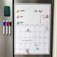 thumbnail image 2 of Coofit Monthly Planner Magnetic A3 Dry Erase Calendar Weekly Planner for Fridge, 2 of 6
