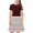 Wine, variant on JoyHoop Girls Dresses Kids Toddler Casual Short Sleeve Midi Dress