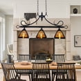 thumbnail image 4 of KPIBEST Tiffany Pool Table Lights 3-Light Hanging Chandelier Light Fixture, Victorian Pendant Lighting Decor for Dining Room Kitchen Island Dining Gameroom Bars, 4 of 14
