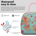 thumbnail image 3 of Lunch Bag Lunch Box for Women Reusable Insulated Lunch Cooler Bags,Large Capacity for Work Travel Picnic,Water-Resistant Pioneer Colorful Floral Lunch Tote Bag Gifts for Woman Mom Pink, 3 of 6