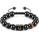 thumbnail image 1 of Fiudx Tobillera de Piedra Negra, Pulsera de Cuentas de Piedra Negra, Tobillera de Piedra Natural, 1 of 2