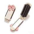 thumbnail image 6 of Foldable Mirror Hairbrush - Compact Travel Detangling Comb with Air Cushion Massage, 2-in-1 Folding Hairbrush & Mirror, Portable Grooming Tool for Purse, Gym Bag, Handbag, 6 of 6