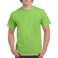 thumbnail image 1 of Gildan Mens Heavy Cotton T-Shirt, M, Lime, 1 of 2