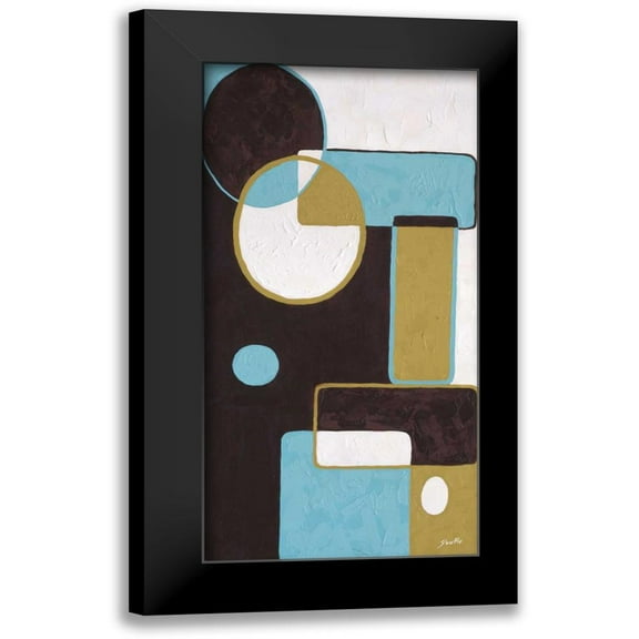 St. Amant, Yvette 9x14 Black Modern Framed Museum Art Print Titled - Effervescence I