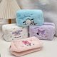 thumbnail image 2 of Sanrio-Bolsa de cosméticos de felpa Cinnamoroll Anime Kuromi Melody, bolsas de almacenamiento de maquillaje de viaje, juguete de peluche suave, regalo de Navidad para niñas gym unisex, 2 of 2