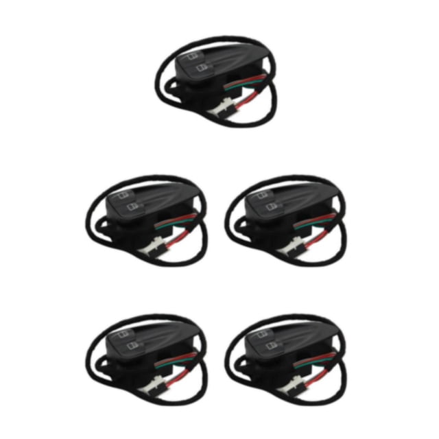 Maytalsory Black Easy-to Vehicle Left Door Power Window Switch Long-lasting And Durable Antioxidant Plastic 5Set