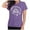 #01-Light Purple, variant on Bibbidi Bobbidi Boo Shirt Women Cute Halloween T-Shirt Funny Letter Print Tees Casual Vacation Tee Tops