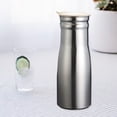 thumbnail image 6 of Stainless Steel Water Jug, 1000ml Latte Art Milk Frothing Cup, Pitcher Jug with Lid, Cream Mug for Coffee Machine, Juice, Home, Office, 6 of 7