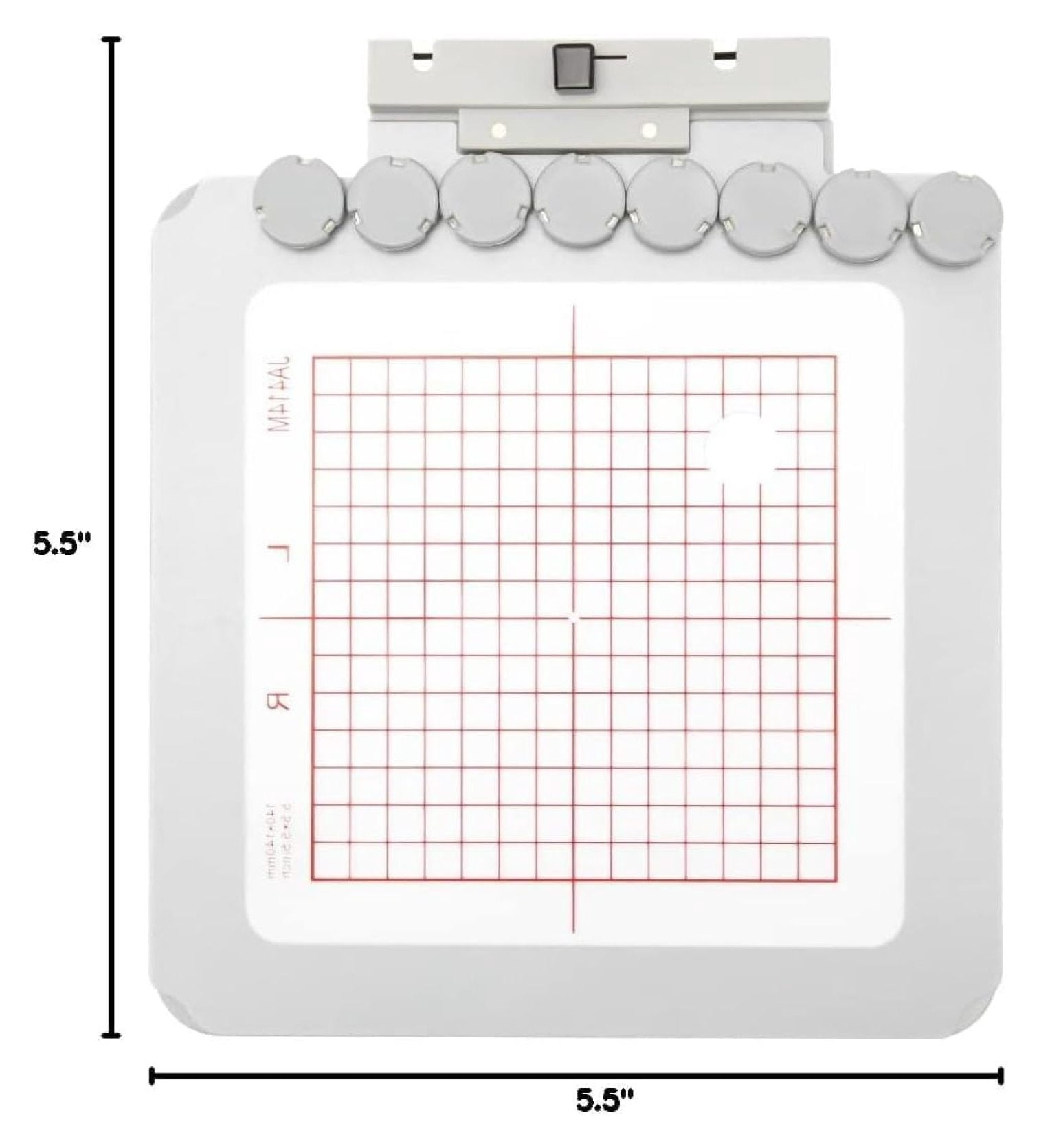 Metal/Magnetic Hoop for POOLIN EOC06 Embroidery Machine 5.5" x 5.5"