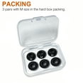 thumbnail image 5 of TENNMAK Replacement Eartips for AirPods Pro 3 (3rd Generation 2025), Ultra Soft Memory Foam, Comfort Noise Reduction, 3 Pairs (M Size ), 5 of 6
