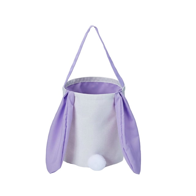 Wozhuo Sac-cadeau de Bonbons de Pâques Panier Lapin en Forme d'Oeuf Réutilisable Cadeau de Fête