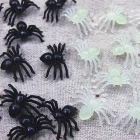 Mini Plastic Spider Prank Joking Birthday Toys DIY Mini Plastic Spider
